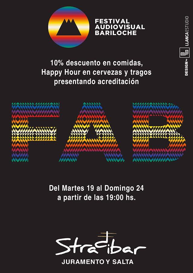 10% descuento en comidas, Happy Hour en cervezas y tragos presentando credencial FAB