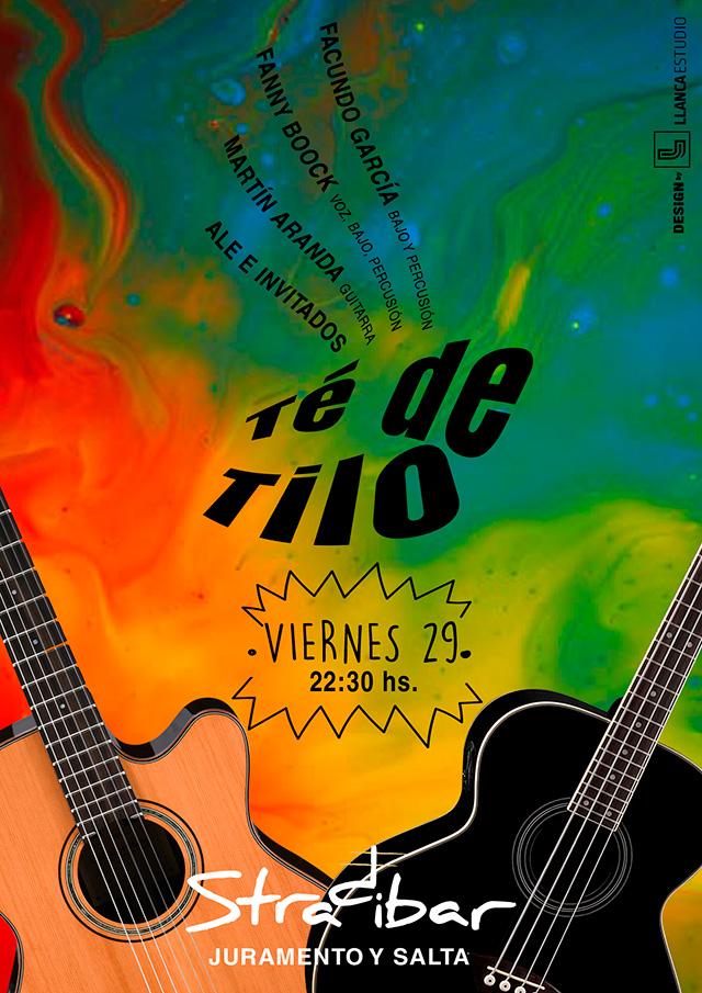 T&eacute; de Tilo en STRADIBAR, blues y rock