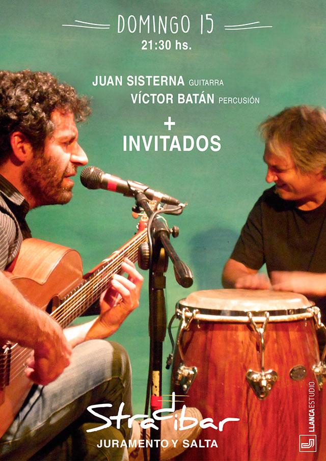 Juan Sisterna y Victor Bat&aacute;n en STRADIBAR