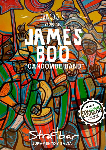James Boo Candombe Band en STRADIBAR (Noche sin alcohol)