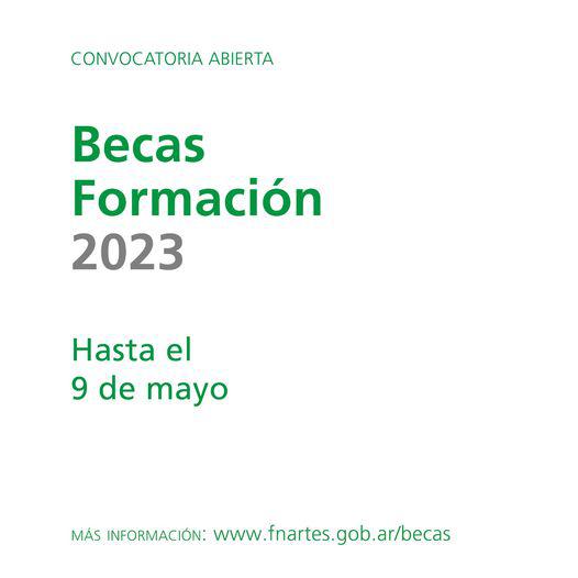 Becas Formaci&oacute;n 2023