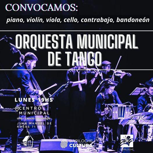 Convocatoria  ORQUESTA MUNICIPAL DE TANGO