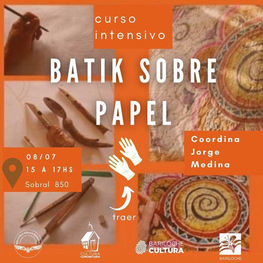 Curso intensivo de Batik sobre papel