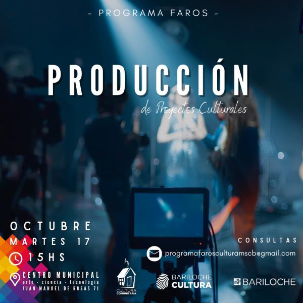 Taller de Producci&oacute;n de Eventos Culturales - Inscripci&oacute;n Abierta