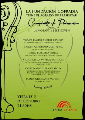 Fundaci&oacute;n Cofrad&iacute;a en Teatro La Baita 