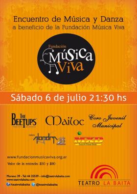 Espect&aacute;culo a beneficio de la Fundaci&oacute;n M&uacute;sica Viva 