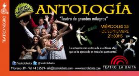 ANTOLOG&Iacute;A "Teatro de grandes milagros"