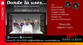 DONDE LA USES de Carlota von Gebhardt