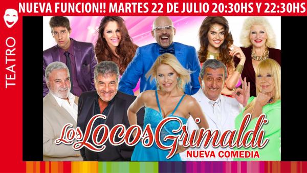 Nueva Funci&oacute;n a pedido del p&uacute;blico &#147;Los Locos Grimaldi&#148; 