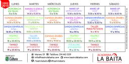 Talleres Anuales en la ACADEMIA LA BAITA