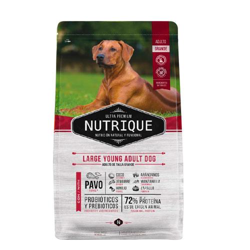 Alimento balanceado Perro adulto de talla grande NUTRIQUE POR 15 KG  