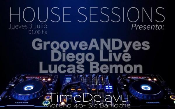 HOUSE SESSIONS | Lucas Bemon - GrooveANDyes (Bs.as) - Diego Live
