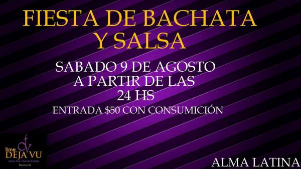 FIESTA DE BACHATA Y SALSA!!!!!