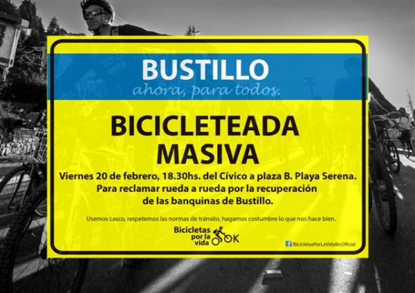 Nueva Bicicleteada Masiva 20 de Febrero 18:30 Centro C&iacute;vico