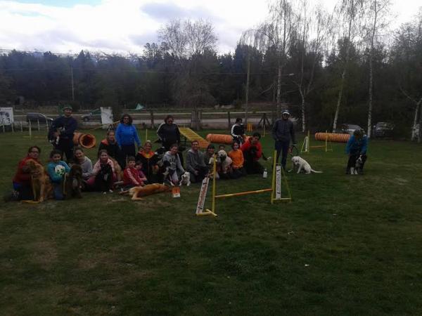 Amistoso de agility en Villa la angostura.