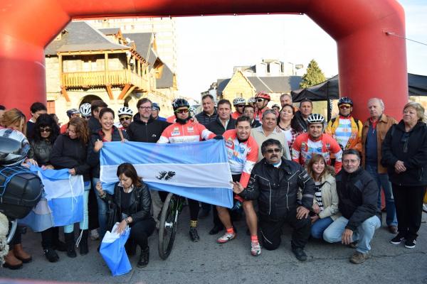 Emotiva bicicleteada por Malvinas