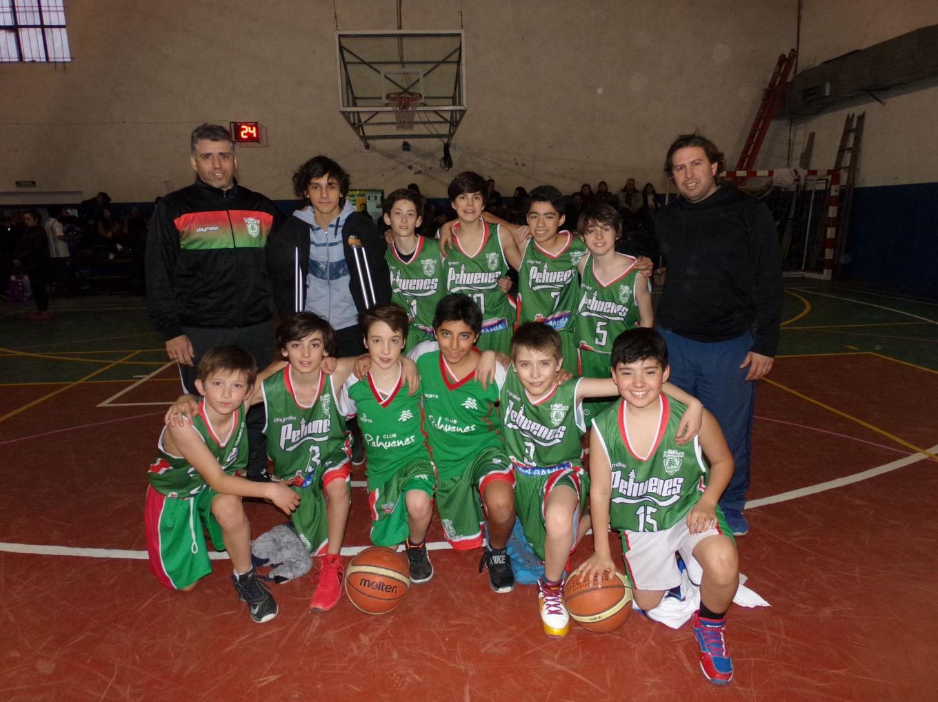 Cuatro equipos U13 disfrutaron de una tarde a todo b&aacute;squet