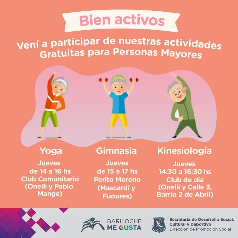 Programa &#147;Bien Activos&#148;: actividad f&iacute;sica para adultos mayores