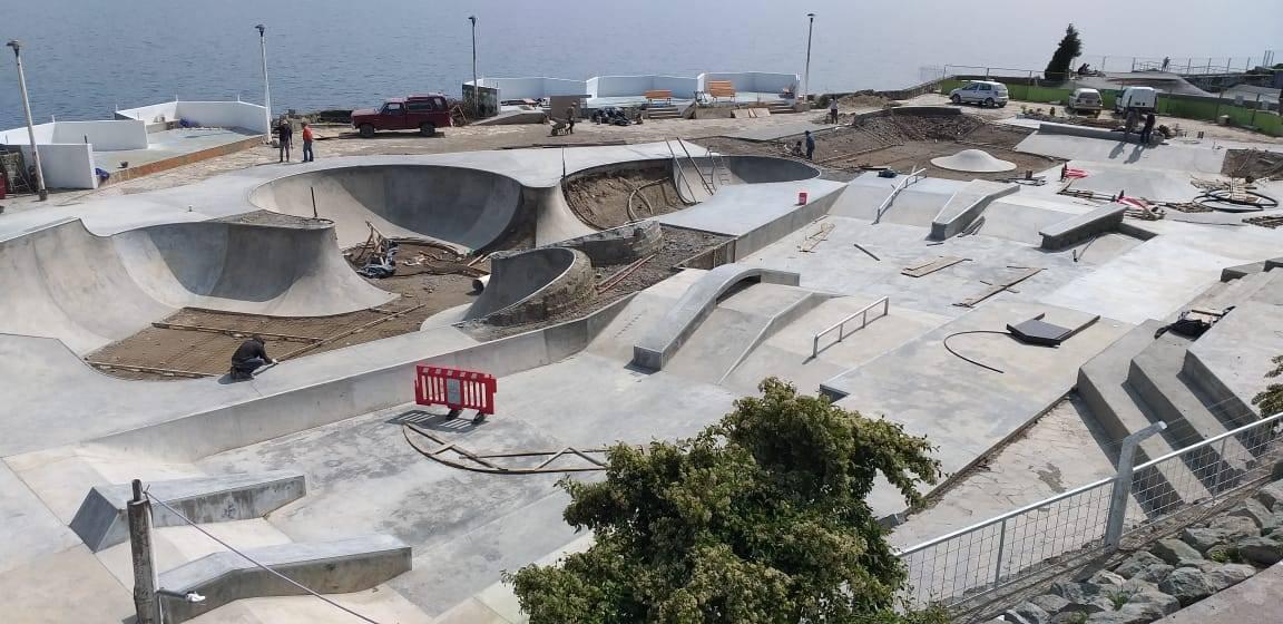 El skatepark de Bariloche, uno de los m&aacute;s grandes del pa&iacute;s