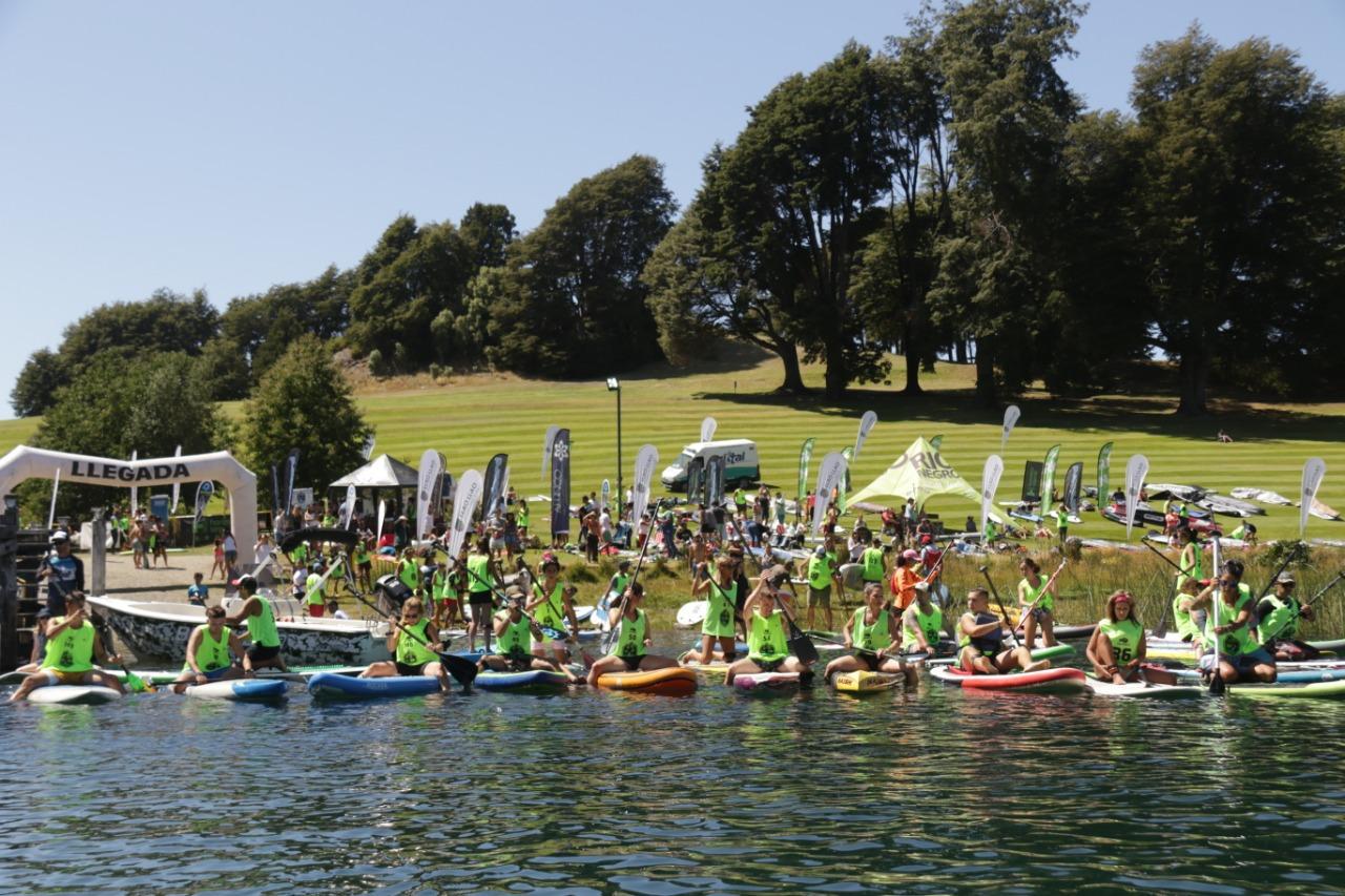 Gran convocatoria de supistas participaron del Patagonia Sup Race Llao Llao 14k