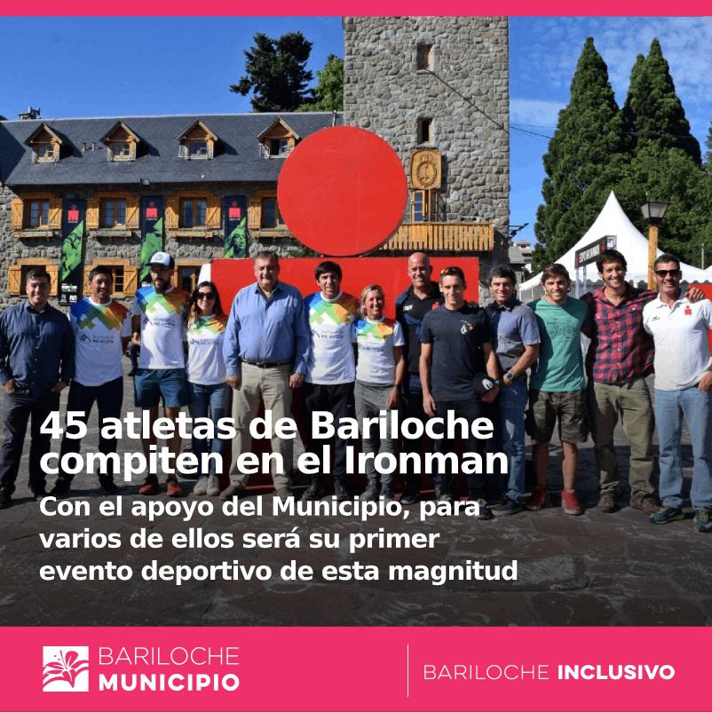 45 atletas de Bariloche compiten en el Ironman