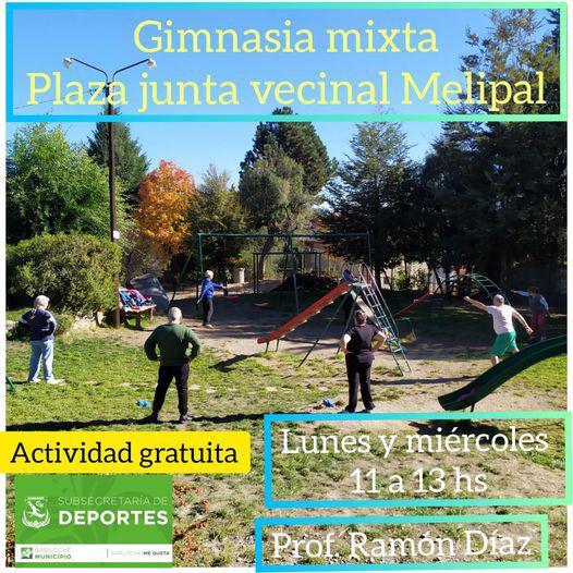 Gimansia Mixta en la Plaza Melipal