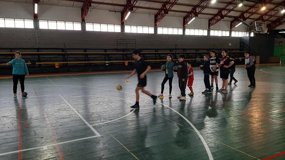 Handball infantil - Gimnasion municipal N&deg;3