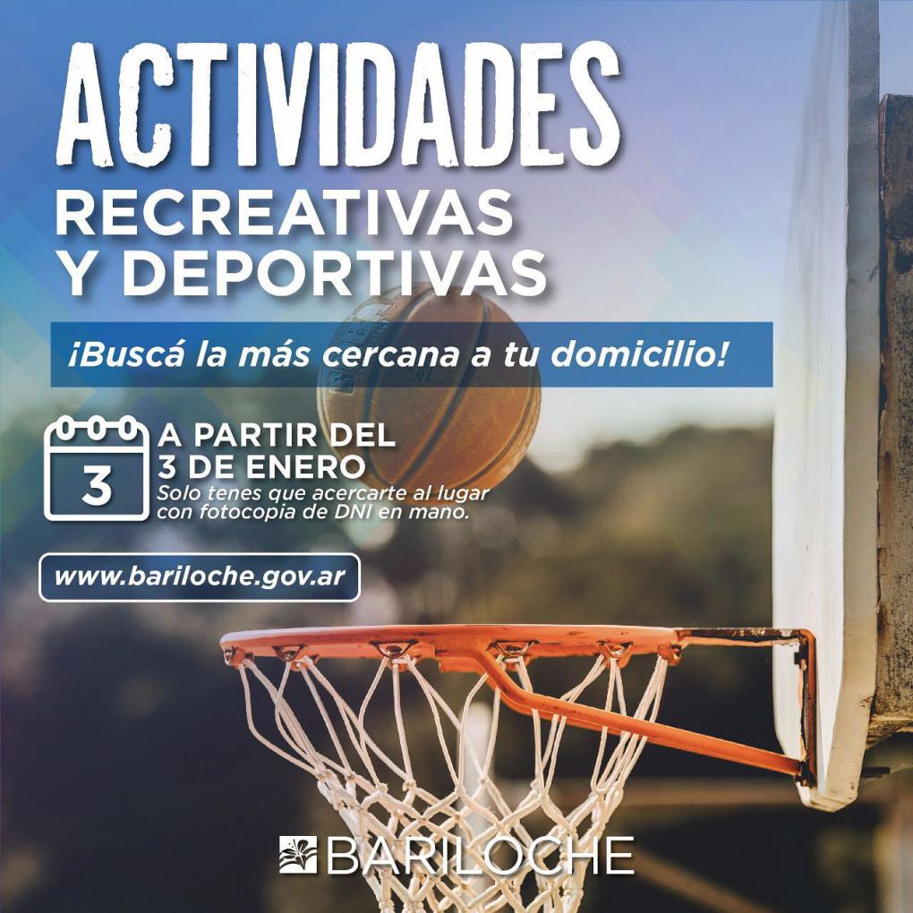 Ya comienzan las actividades recreativas y deportivas de verano