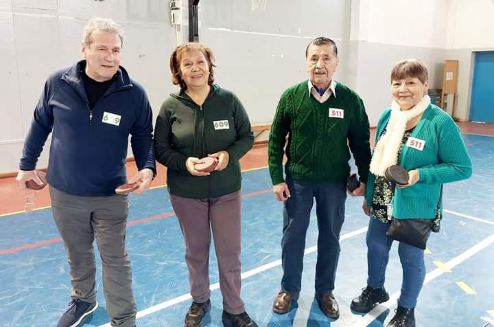 Con un &eacute;xito total se desarrollo el "Encuentro Recreativo de Tejo" para Personas Mayores en el Gimnasio Municipal N&deg;1. 