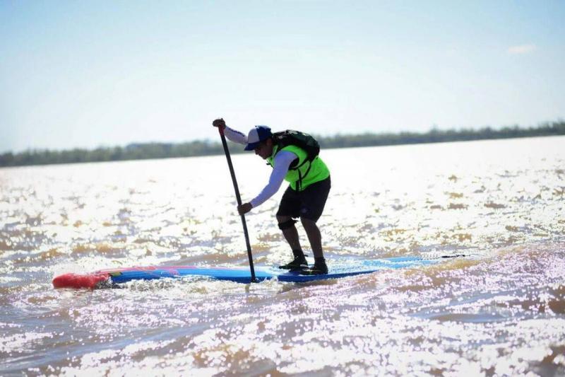 Segundo puesto para Cristian Almonacid en el Argentino de SUP