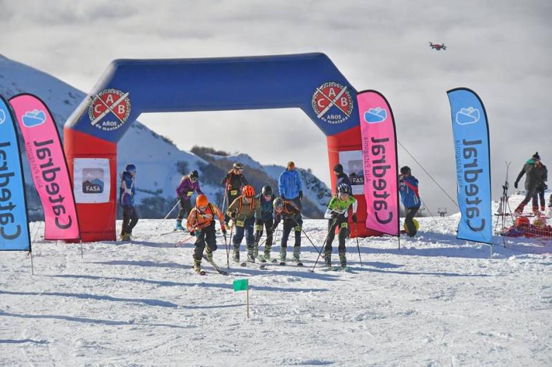 Se corri&oacute; la primera fecha del Campeonato de Esqu&iacute; de Monta&ntilde;a