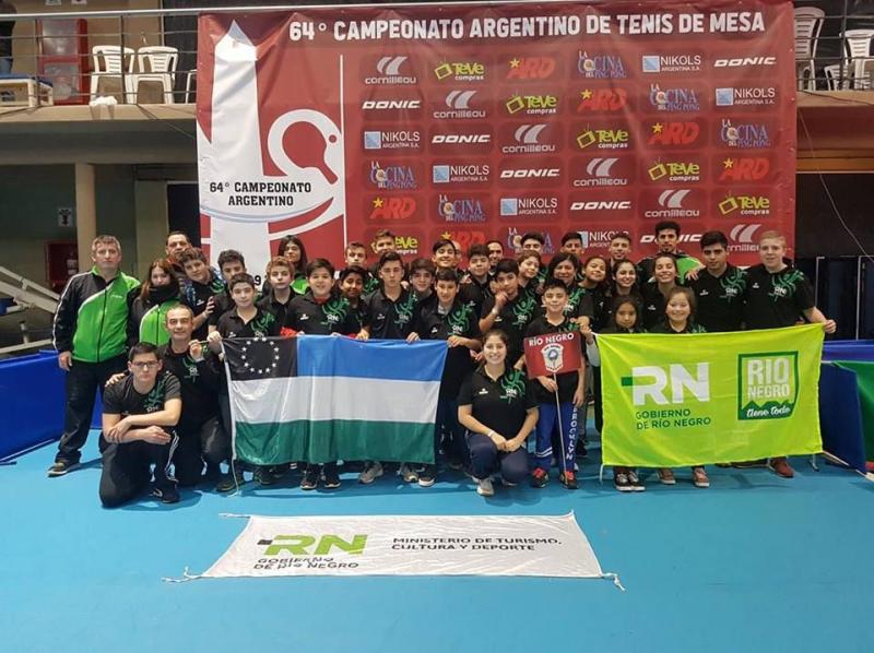 El tenis de mesa rionegrino pisa fuerte en el Campeonato Argentino