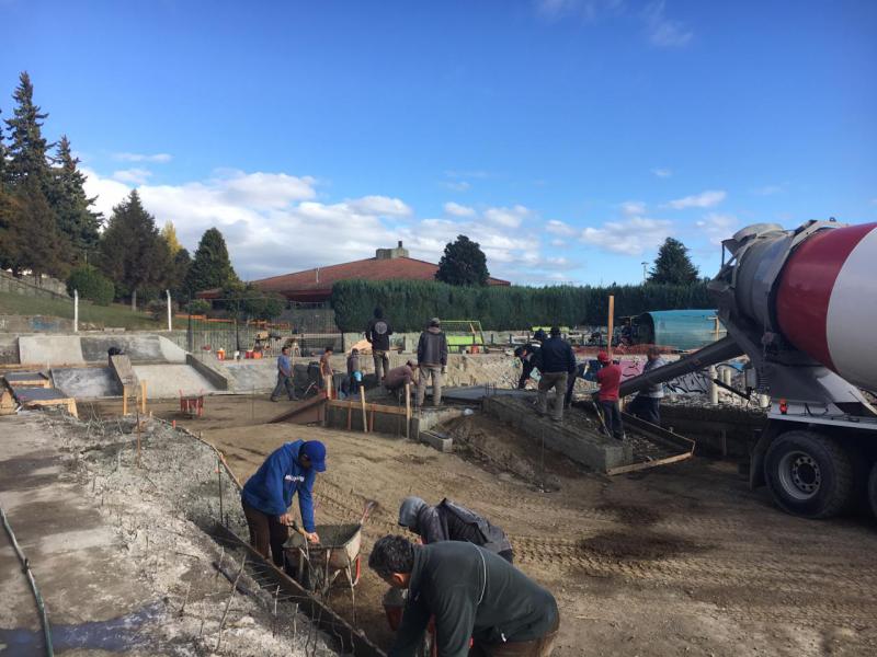 Avanzan a buen ritmo las obras en el Skatepark