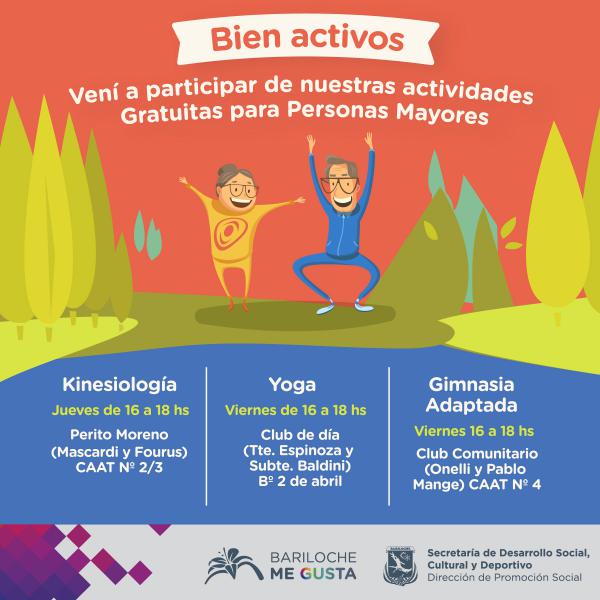 Bien Activos: actividad f&iacute;sica para Personas Mayores