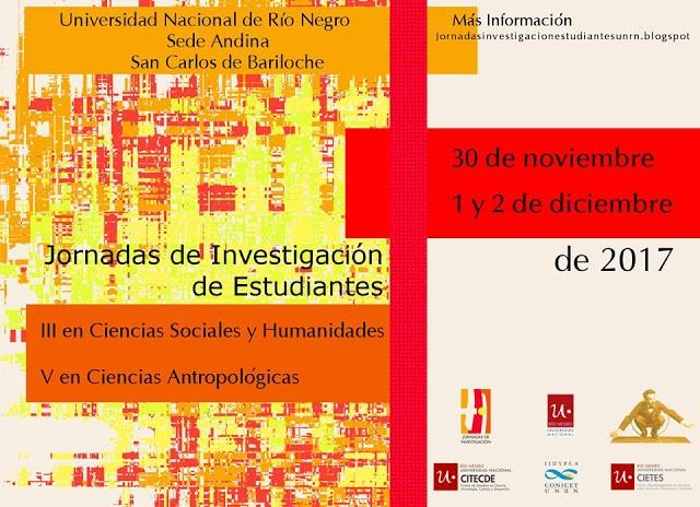 Jornadas de Investigaci&oacute;n de Estudiantes &#150; Universidad Nacional de R&iacute;o Negro