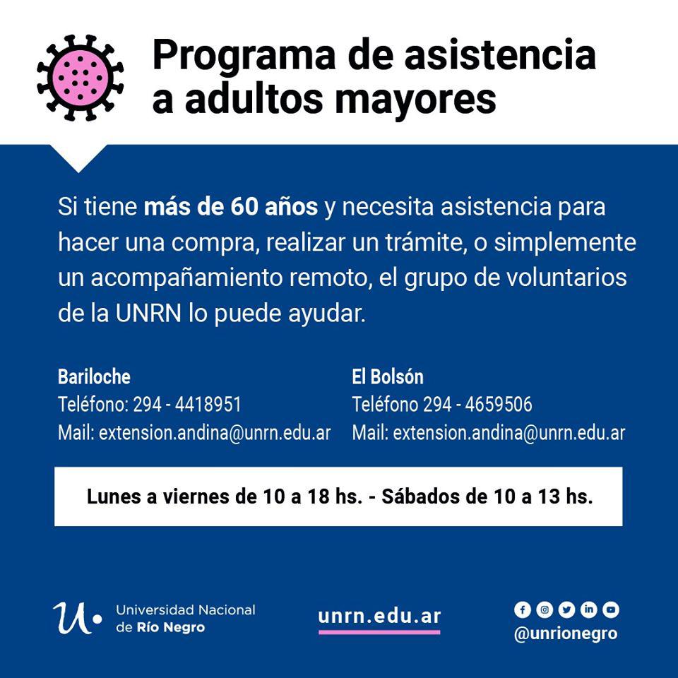 Programa de asistencia a adultos mayores