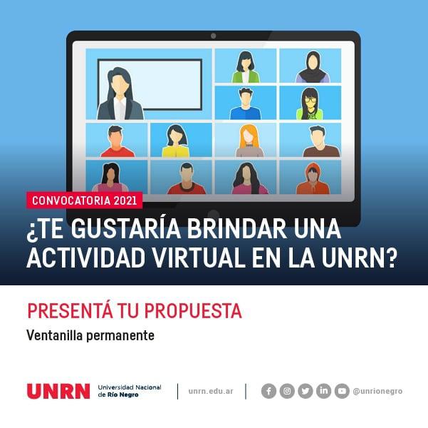 Convocatoria: &iquest;Te gustar&iacute;a brindar una actividad en el marco de la UNRN?