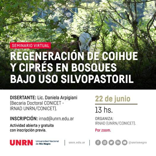 Seminario: Regeneraci&oacute;n de Coihue y Cipr&eacute;s en bosques bajo uso silvopastoril