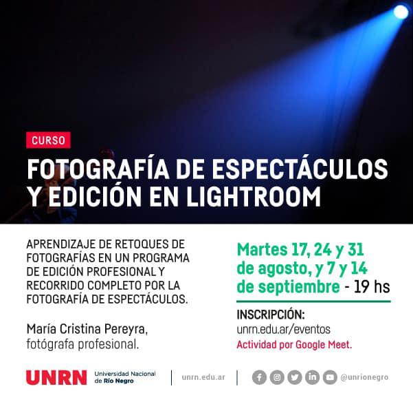 Curso: fotograf&iacute;a de espect&aacute;culos y edici&oacute;n en lightroom