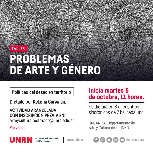 Abierta la inscripci&oacute;n al curso sobre "Problemas de Arte y G&eacute;nero. Pol&iacute;ticas del deseo en territorio"