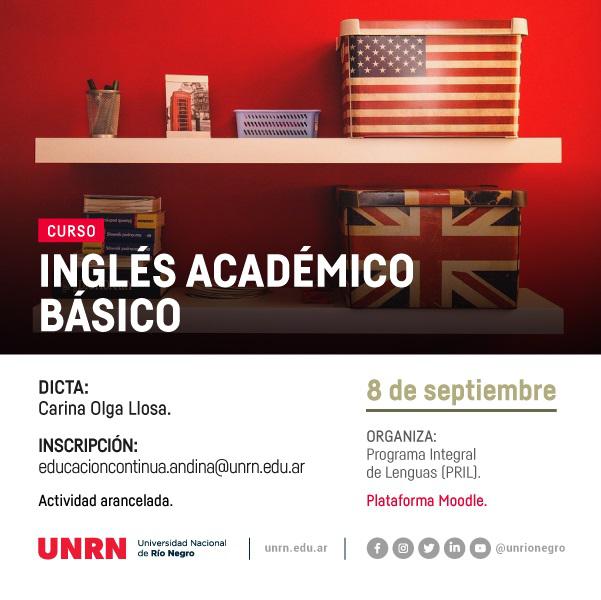 Curso de Ingl&eacute;s Acad&eacute;mico B&aacute;sico