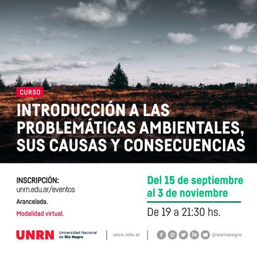 Curso: Introducci&oacute;n a las problem&aacute;ticas ambientales, sus causas y consecuencias