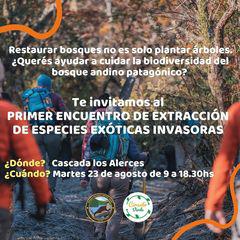 PRIMER ENCUENTRO DE EXTRACCI&Oacute;N DE ESPECIES EX&Oacute;TICAS INVASORAS