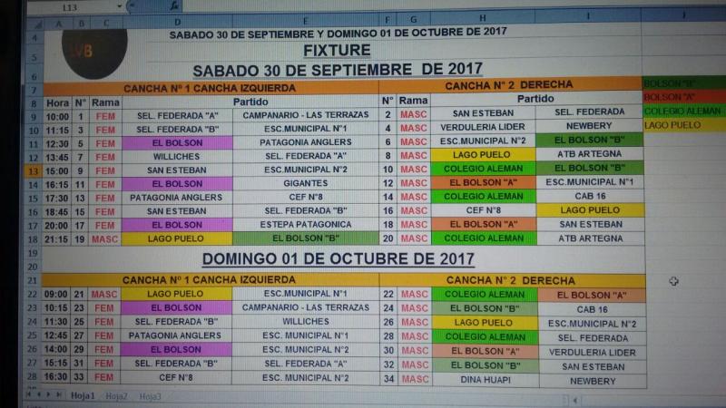 Resultados Liga de Voley Bariloche-Fixture pr&oacute;xima fecha
