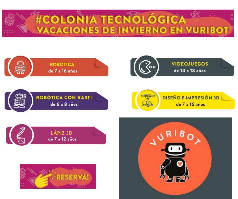 VURIBOT - Cursos Cortos Vacaciones Invierno