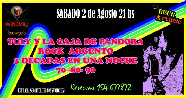 Sabado de Rock Argento en Windmill!!! Entrada $50 (Incluye una pinta de cerveza)