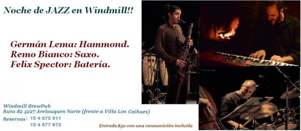 Este sabado JAZZ en WIndmill