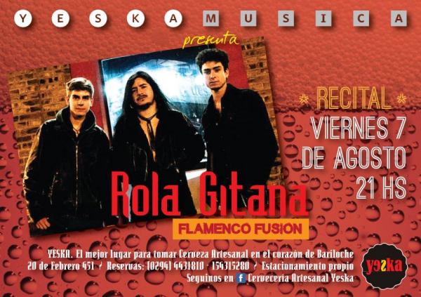 &iexcl;Rola Gitana llega nuevamente a YESKA para bridar un recital lleno de m&uacute;sica y pasi&oacute;n!